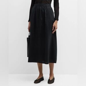 Eileen Fisher Elastic Waistband Long Skirt.
